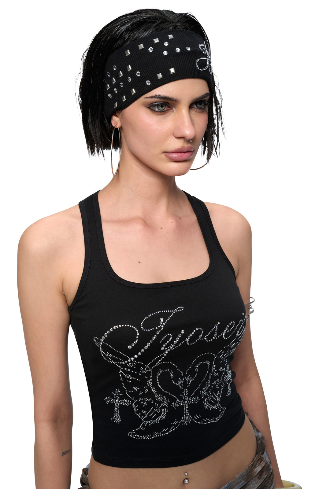 JYOSEI Diamond Script Studded Headband