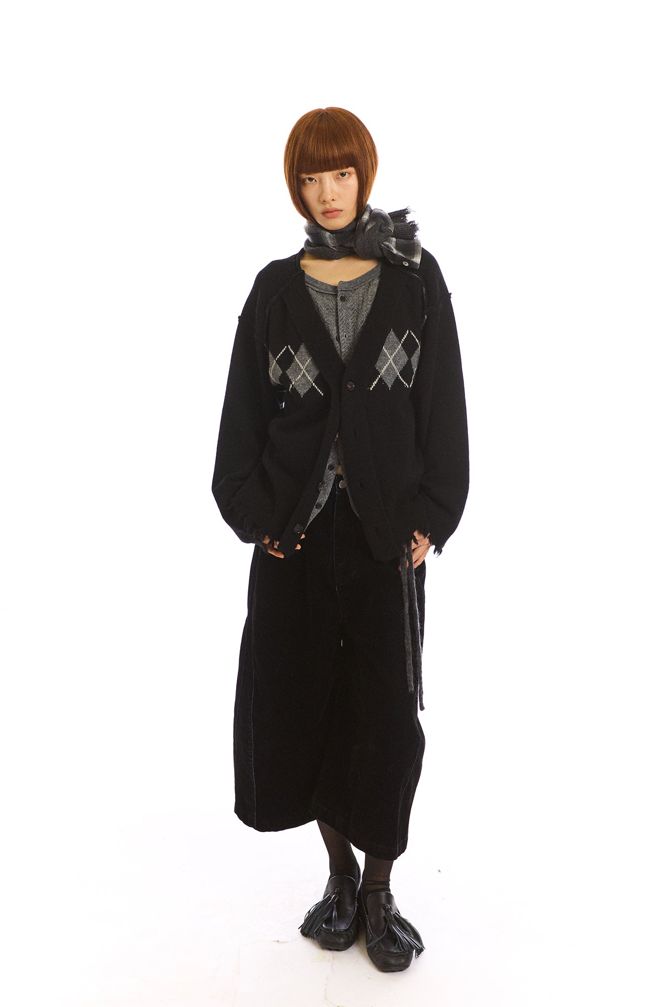 NEVERSEEZ Cropped Wide-Leg Denim Culottes
