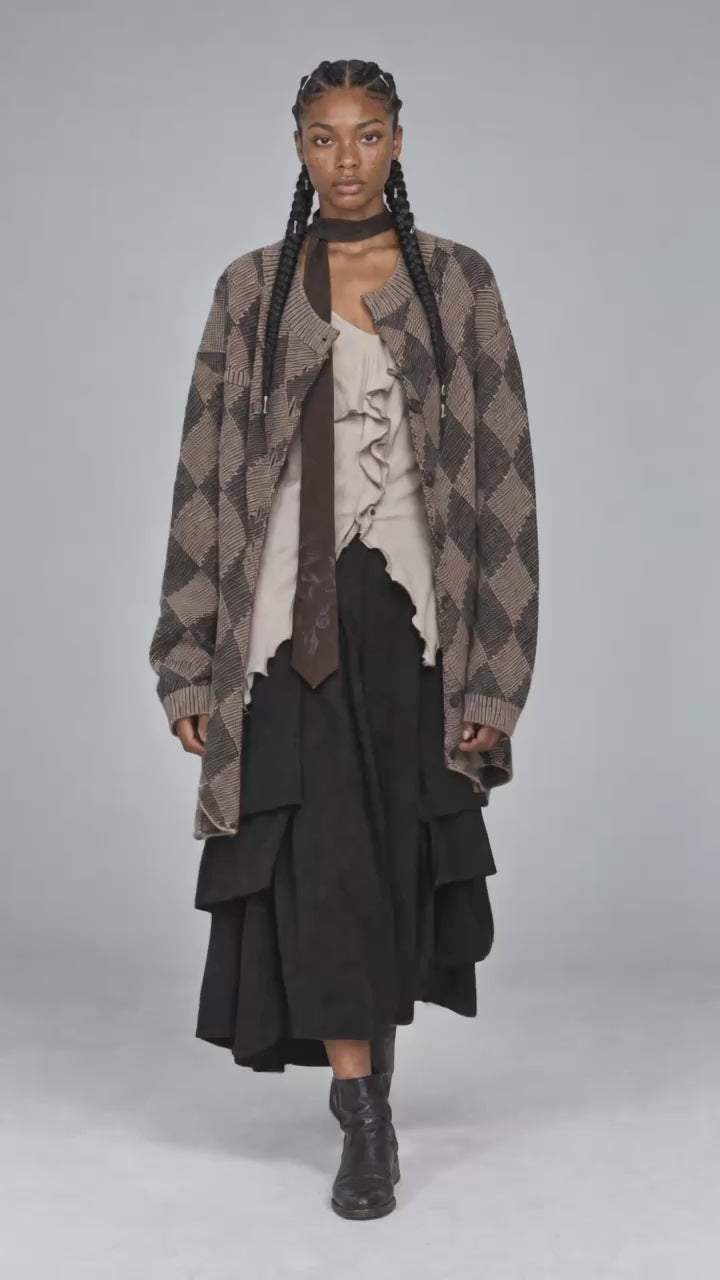 Ad video: ILNya Nieternite Nifutur Wool-Blend Argyle Jacquard Cardigan Brown.mp4 (added by the ERP from the ad creative library)
