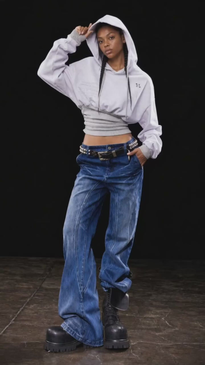 Ad video: EMOHA Pleated Tight Waist Cropped Hoodie _1_.mov (added by the ERP from the ad creative library)
